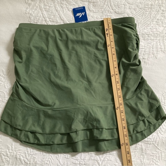 NWT Hilor swimsuit skirt bikini swim bottoms size 18 - Picture 2 of 8